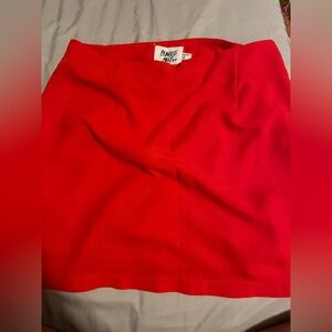 PRINCESS POLLY RED MINI SKIRT